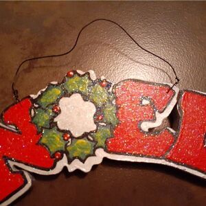 6" Handcrafted/Handpainted Ornament/Holiday Decor